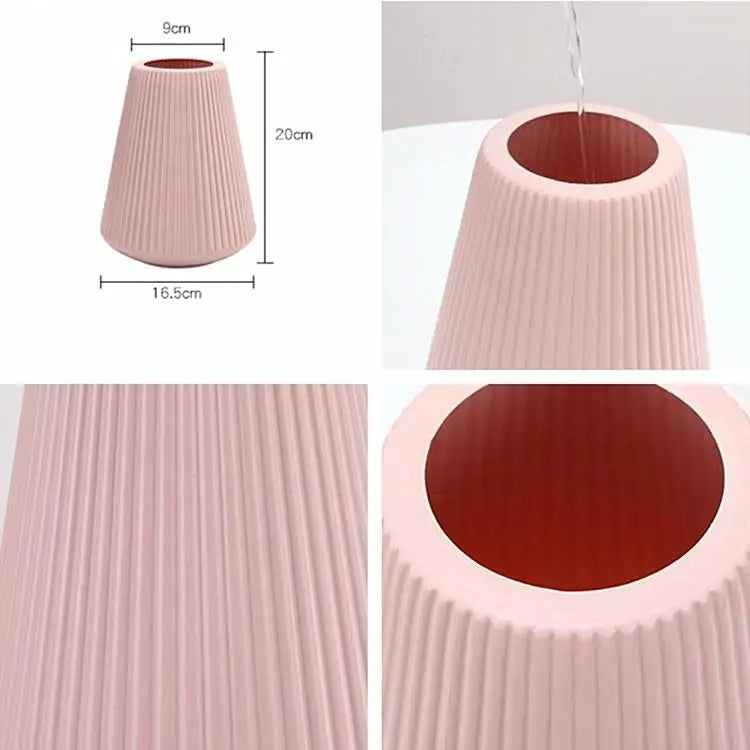 Decorative Wet and Dry Flower Vases for Creative Home Furnishings - Milk White - Home & Garden > Decor > Vases & Table