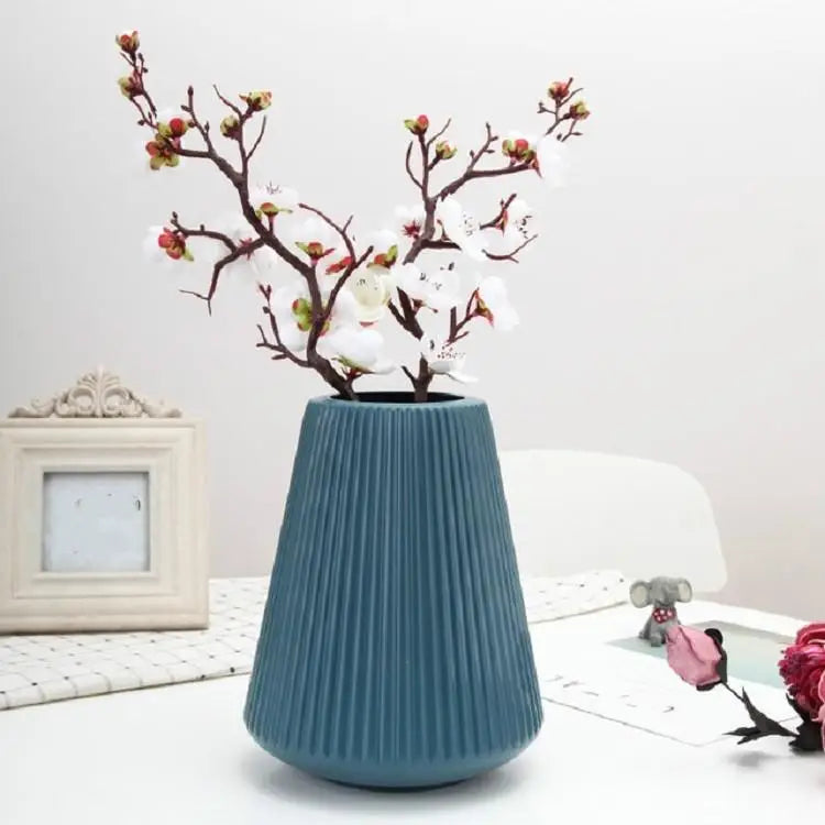 Decorative Wet and Dry Flower Vases for Creative Home Furnishings - Blue - Home & Garden > Decor > Vases & Table Decor