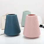 Decorative Wet and Dry Flower Vases for Creative Home Furnishings - Milk White - Home & Garden > Decor > Vases & Table