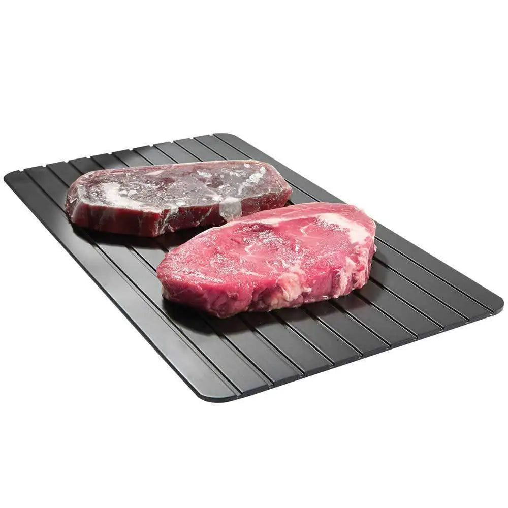 Defrost Express Defrosting Meat Tray - Miracle Aluminium Thawing Plate Board Mat - Appliances > Kitchen Appliances