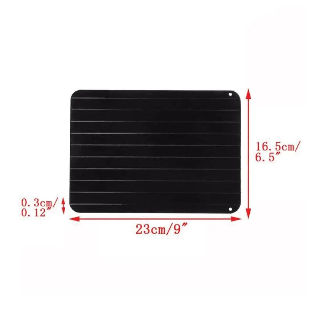 Defrost Express Defrosting Meat Tray - Miracle Aluminium Thawing Plate Board Mat - Appliances > Kitchen Appliances