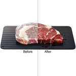 Defrost Express Defrosting Meat Tray - Miracle Aluminium Thawing Plate Board Mat - Appliances > Kitchen Appliances