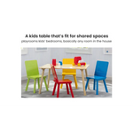 DELTA CHILDREN Kids Premium Table and Chairs Play Furniture Set Wooden Wood - Baby & Kids > Kid’s Furniture
