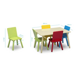 DELTA CHILDREN Kids Premium Table and Chairs Play Furniture Set Wooden Wood - Baby & Kids > Kid’s Furniture
