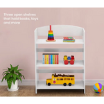 DELTA Kids Furniture Bookshelf Premium Award Winning Wood Childrens White - Baby & Kids > Kid’s Furniture