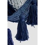 Deluxe Extra Large Mexican Hammock Chair in Outdoor Cotton Colour Blue - Home & Garden > Hammocks