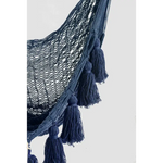 Deluxe Extra Large Mexican Hammock Chair in Outdoor Cotton Colour Blue - Home & Garden > Hammocks