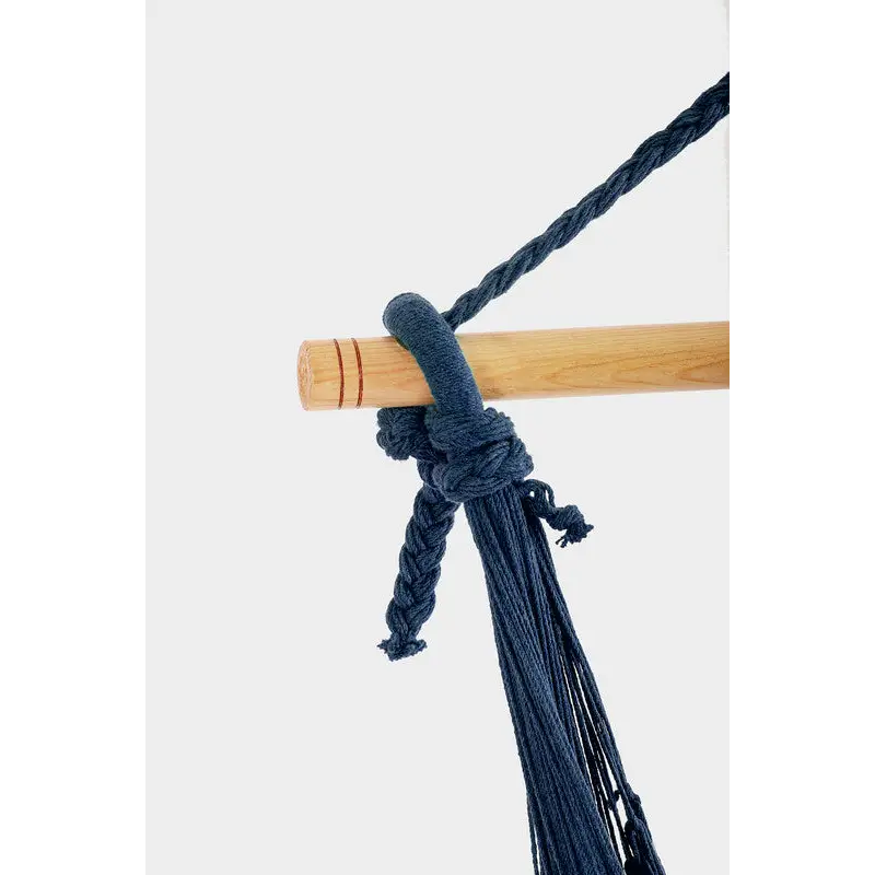 Deluxe Extra Large Mexican Hammock Chair in Outdoor Cotton Colour Blue - Home & Garden > Hammocks