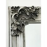 Deluxe French Provincial Ornate Mirror - Antique Silver - 90cm x 170cm - Home & Garden > Decor
