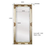 Deluxe French Provincial Ornate Mirror - Champagne - 90cm x 170cm - Home & Garden > Decor