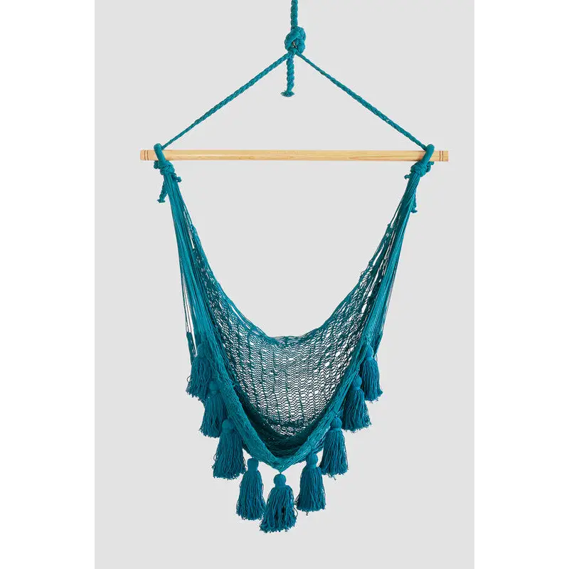 Deluxe Hammock Swing Chair in Plain in Bondi Colour - Home & Garden > Hammocks