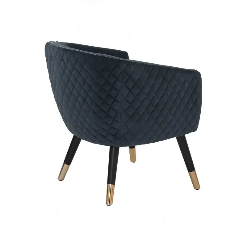 Deniz Lounge Chair Tub Chair Accent Armchair - Blue - Furniture > Bar Stools & Chairs > Arm Chairs & Recliners