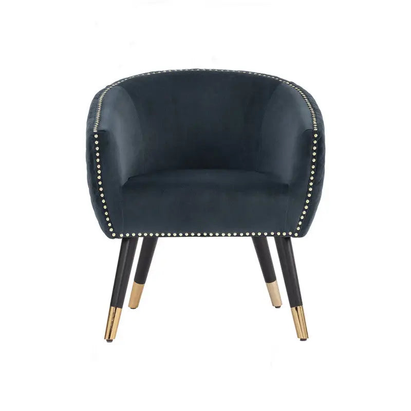 Deniz Lounge Chair Tub Chair Accent Armchair - Blue - Furniture > Bar Stools & Chairs > Arm Chairs & Recliners