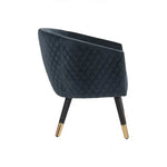 Deniz Lounge Chair Tub Chair Accent Armchair - Blue - Furniture > Bar Stools & Chairs > Arm Chairs & Recliners