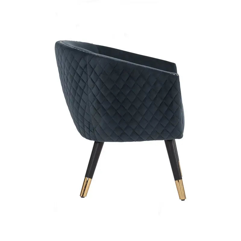 Deniz Lounge Chair Tub Chair Accent Armchair - Blue - Furniture > Bar Stools & Chairs > Arm Chairs & Recliners