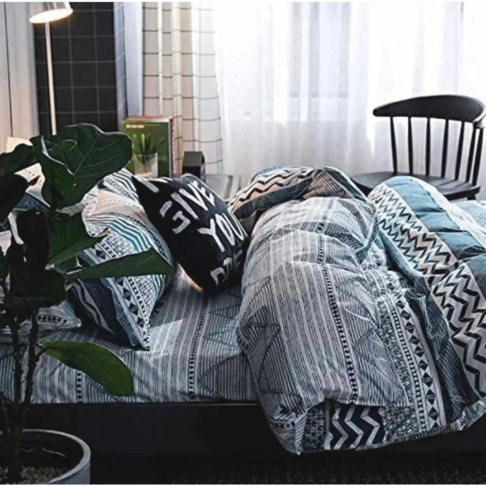 Dennings King Size Quilt/Duvet Cover Set - Home & Garden > Bedding > Duvet Covers