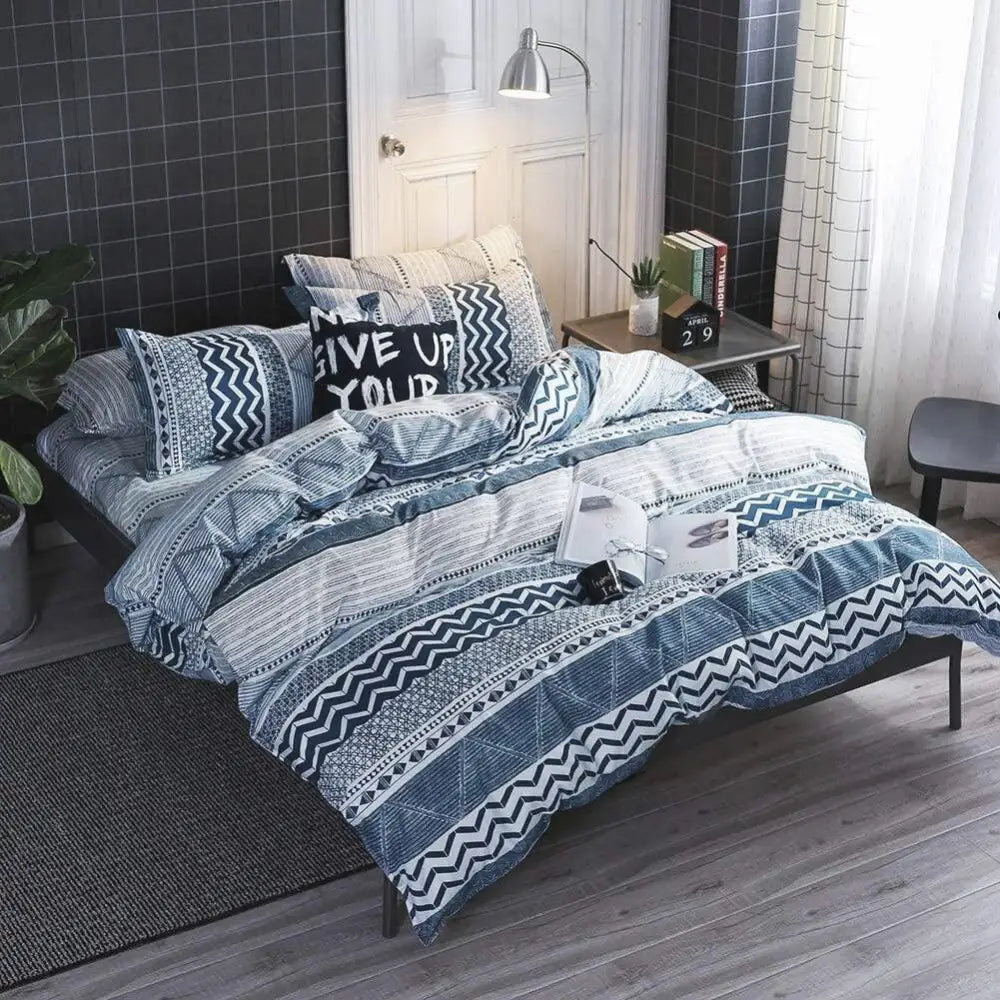 Dennings King Size Quilt/Duvet Cover Set - Home & Garden > Bedding > Duvet Covers