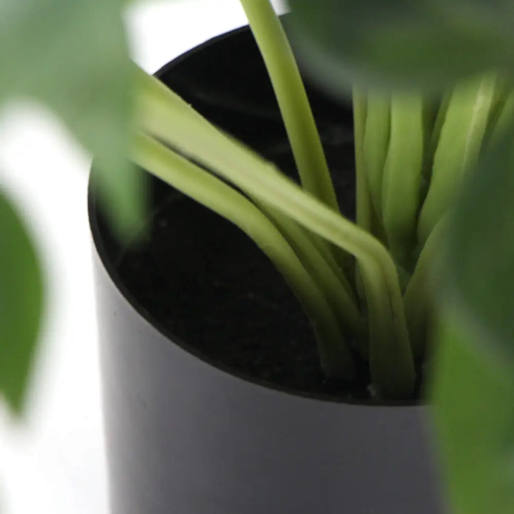 Dense Potted Artificial Split Philodendron Plant With Real Touch Leaves 50cm - Home & Garden > Artificial Plants