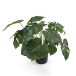 Dense Potted Artificial Split Philodendron Plant With Real Touch Leaves 50cm - Home & Garden > Artificial Plants