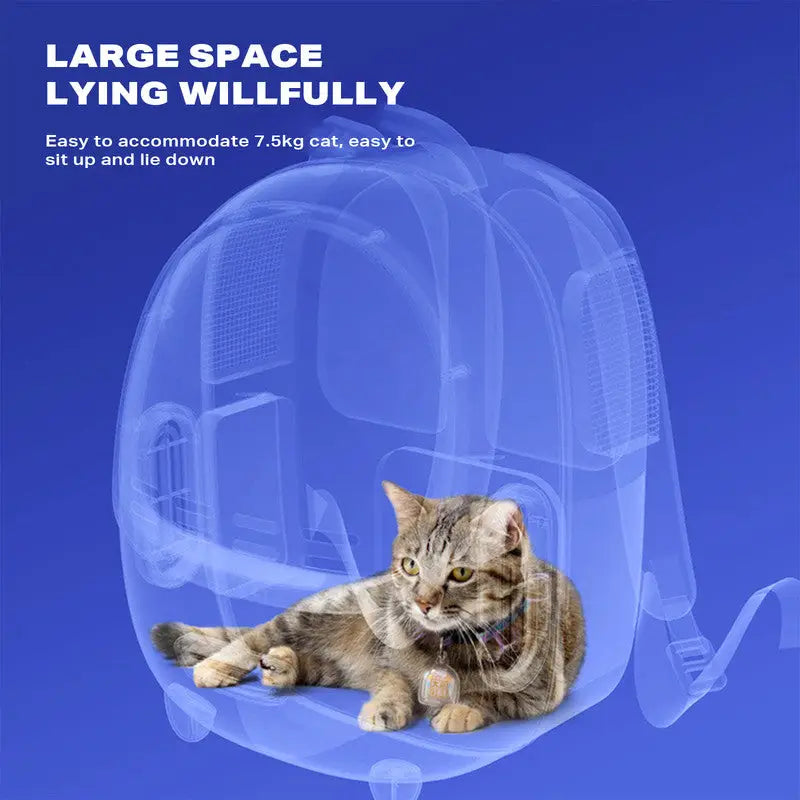 Designed cat bag for going out portable backpack space capsule large capacity breathable school bag pet bag summer pet