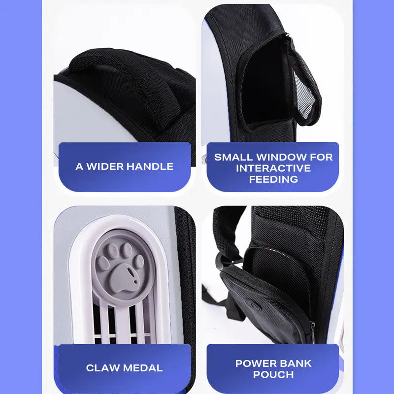 Designed cat bag for going out portable backpack space capsule large capacity breathable school bag pet bag summer pet
