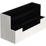 Desk Supplies Office Organizer Caddy (White) - Furniture > Office > Office & Desk Chairs