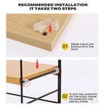 Desktop Storage Rack Bookshelf Office - Furniture > Office > Desks