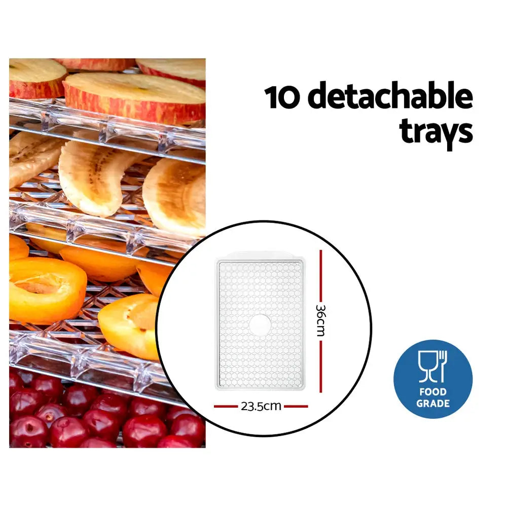 Devanti 10 Trays Food Dehydrator - Appliances > Appliances Others