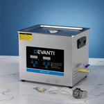 Devanti 10L Ultrasonic Cleaner Heater Cleaning Machine Timer Industrial 240W - Appliances > Appliances Others