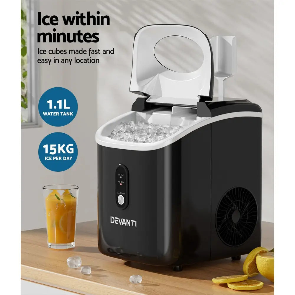 Devanti 15kg Nugget Ice Maker Machine - Appliances > Kitchen Appliances