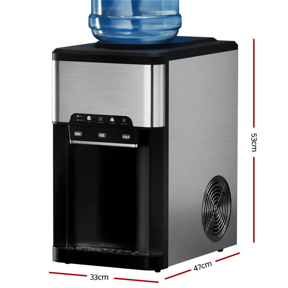 Devanti 20kg Ice Maker Machine with Water Dipenser - Appliances > Kitchen Appliances