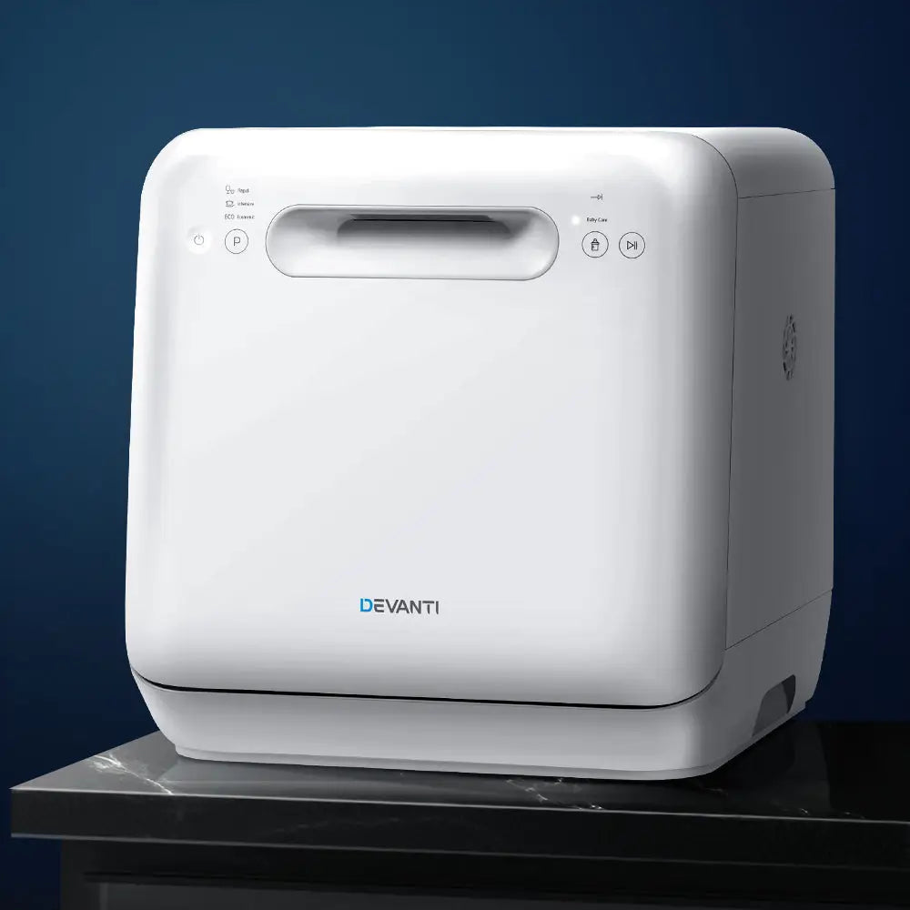 Devanti 3 Place Settings Benchtop Dishwasher - Appliances > Kitchen Appliances