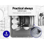 Devanti 3 Place Settings Benchtop Dishwasher - Appliances > Kitchen Appliances