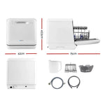 Devanti 3 Place Settings Benchtop Dishwasher - Appliances > Kitchen Appliances