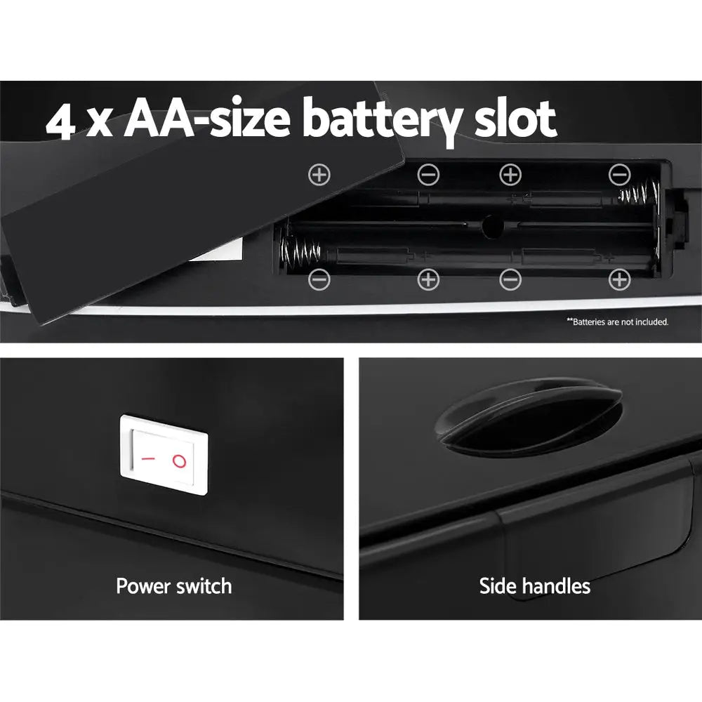 Devanti 45L Motion Sensor Bin Rubbish Automatic Black - Home & Garden > Kitchen Bins