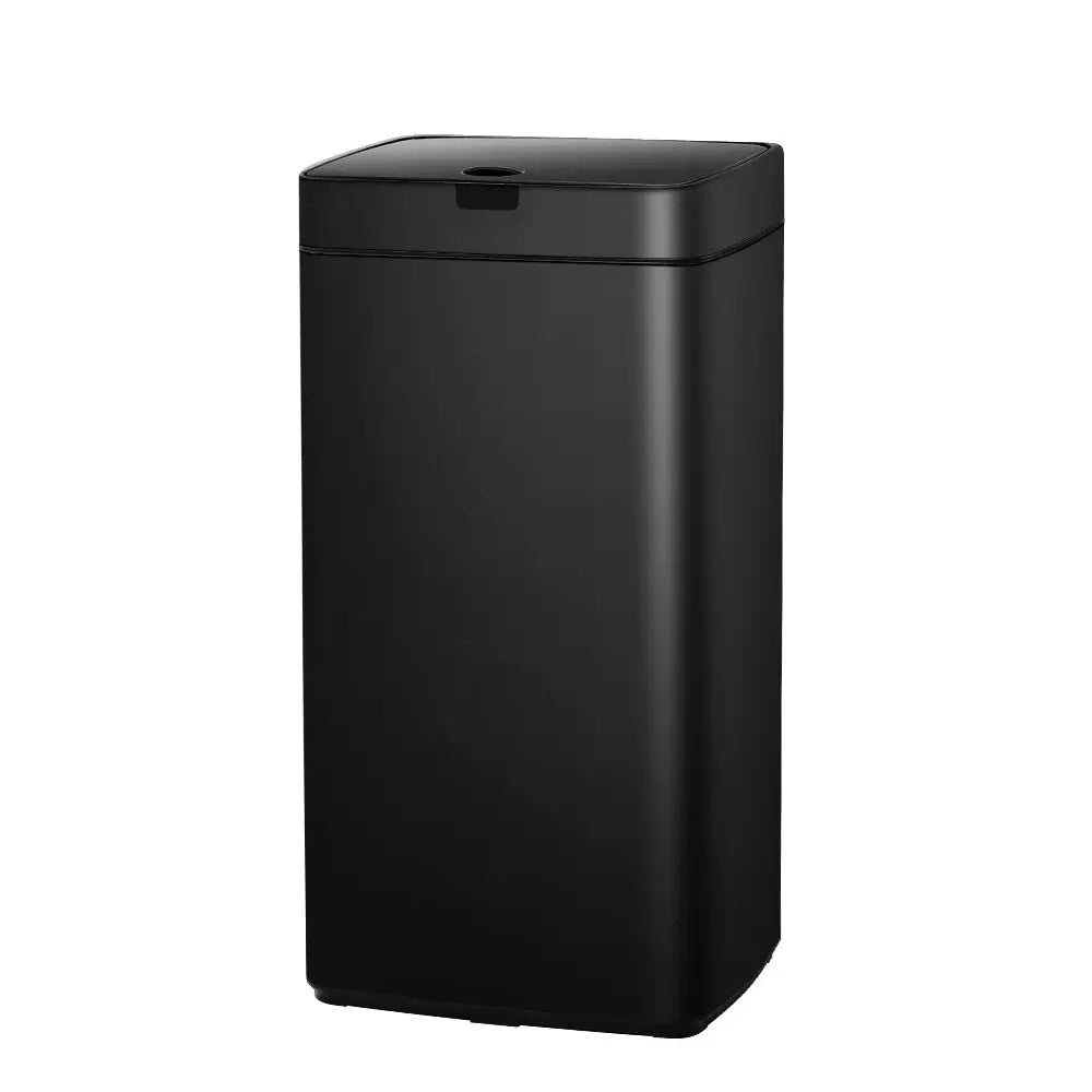 Devanti 45L Motion Sensor Bin Rubbish Automatic Black - Home & Garden > Kitchen Bins
