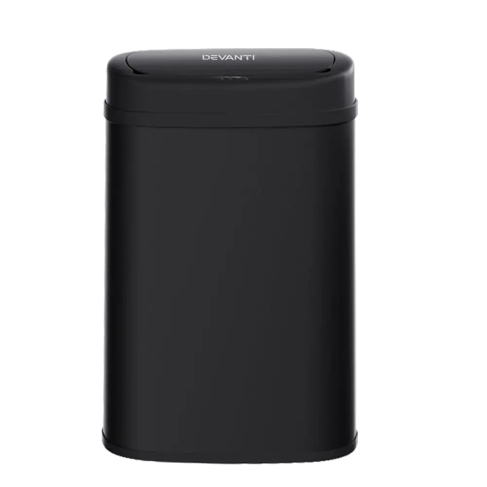 Devanti 50L Sensor Bin Motion Rubbish Automatic Black - Appliances > Kitchen Appliances