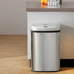 Devanti 50L Sensor Bin Motion Rubbish Automatic Silver - Appliances > Kitchen Appliances