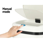 Devanti 50L Sensor Bin Motion Rubbish Automatic White - Appliances > Kitchen Appliances