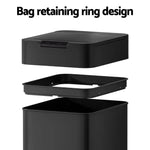 Devanti 50L Sensor Bin Motion Rubbish Bins Kitchen Automatic Trash Can Black - Home & Garden > Kitchen Bins > Automatic