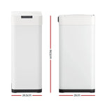 Devanti 50L Sensor Bin Motion Rubbish Bins Kitchen Automatic Trash Can White - Home & Garden > Kitchen Bins > Automatic
