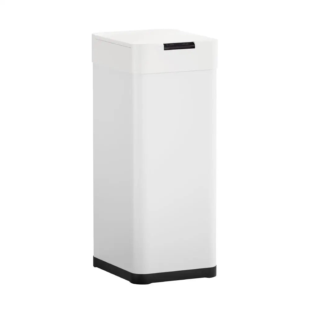 Devanti 50L Sensor Bin Motion Rubbish Bins Kitchen Automatic Trash Can White - Home & Garden > Kitchen Bins > Automatic