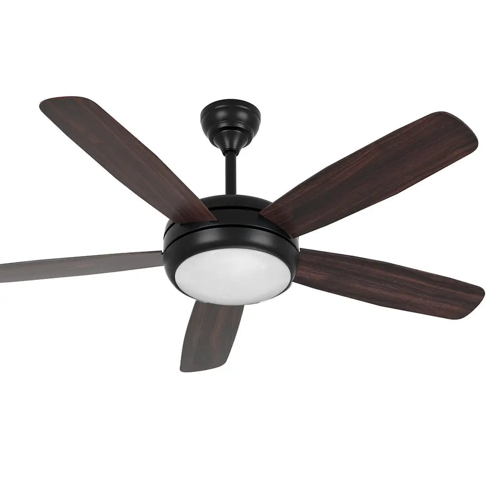 Devanti 52’’ Ceiling Fan AC Motor 5 Blades w/Light - Dark Wood - Appliances > Kitchen Appliances