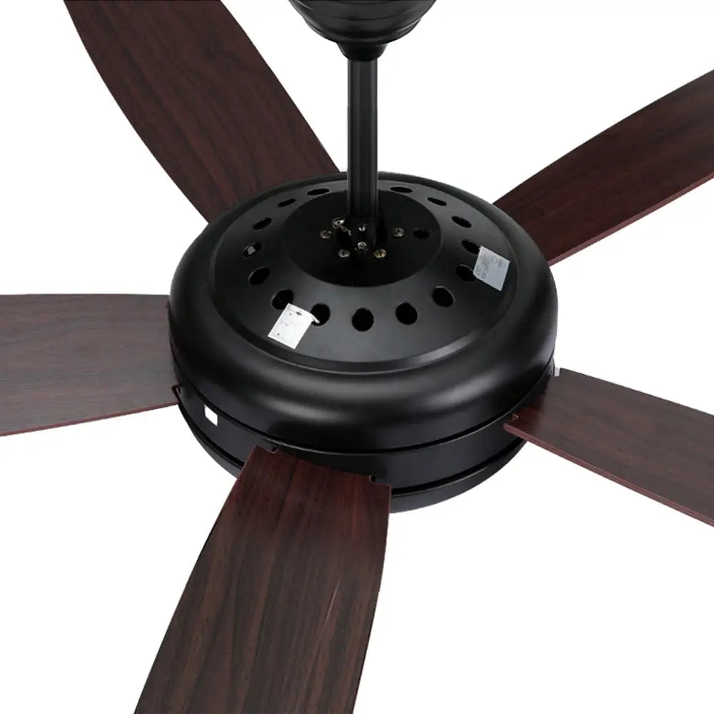 Devanti 52’’ Ceiling Fan AC Motor 5 Blades w/Light - Dark Wood - Appliances > Kitchen Appliances