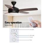 Devanti 52’’ Ceiling Fan AC Motor 5 Blades w/Light - Dark Wood - Appliances > Kitchen Appliances