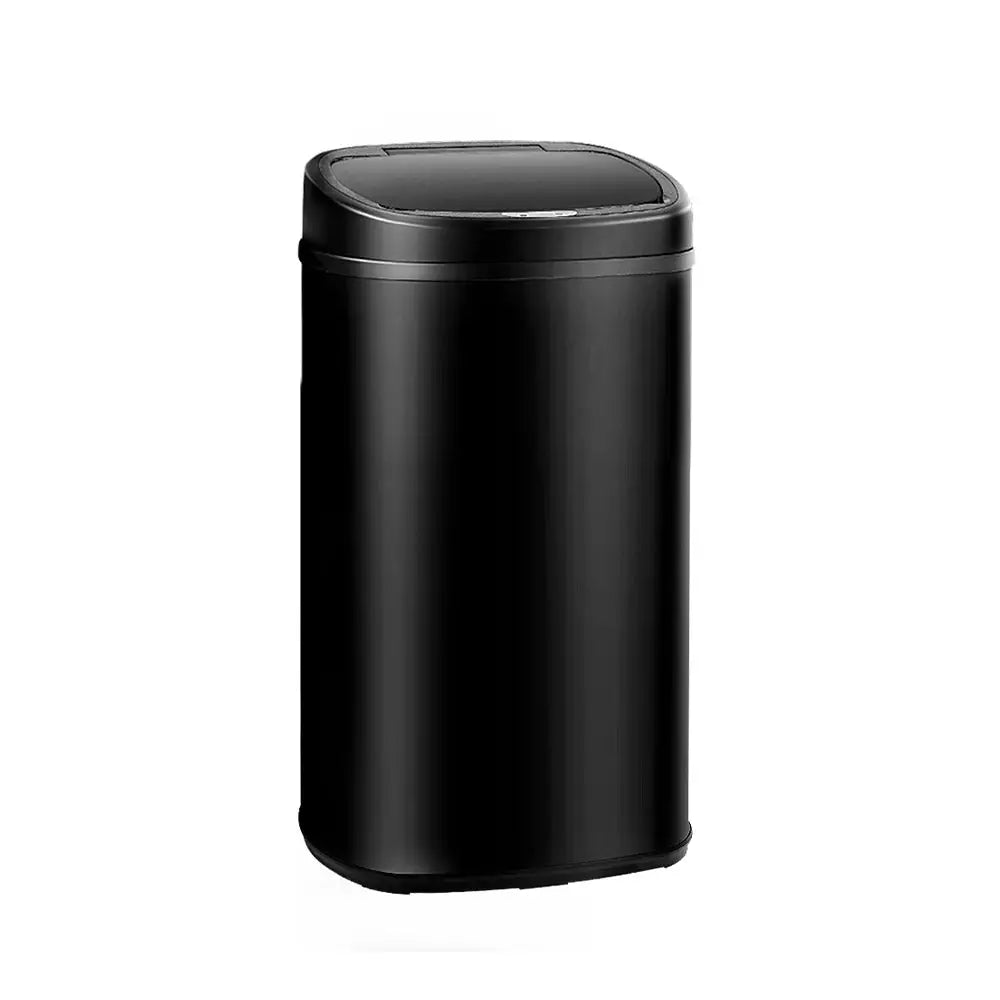 Devanti 58L Motion Sensor Bin Rubbish Automatic Black - Home & Garden > Kitchen Bins