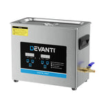 Devanti 6.5L Ultrasonic Cleaner Heater Cleaning Machine Timer Industrial 180W - Appliances > Appliances Others