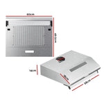 Devanti 600mm Range Hood 60cm Rangehood Kitchen Canopy LED Light Stainless Steel - Appliances > Kitchen Appliances