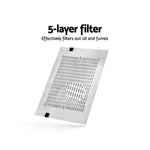 Devanti 600mm Range Hood 60cm Rangehood Kitchen Canopy LED Light Stainless Steel - Appliances > Kitchen Appliances