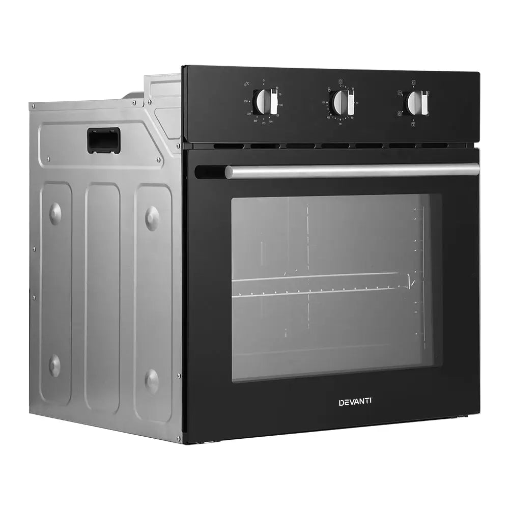 Devanti 60cm Electric Built In Wall Oven Stainless Steel - Appliances > Kitchen Appliances